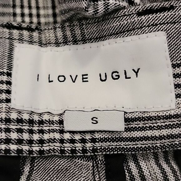 I Love Ugly Kobe Pant in Black/White Check - Picture 7 of 9